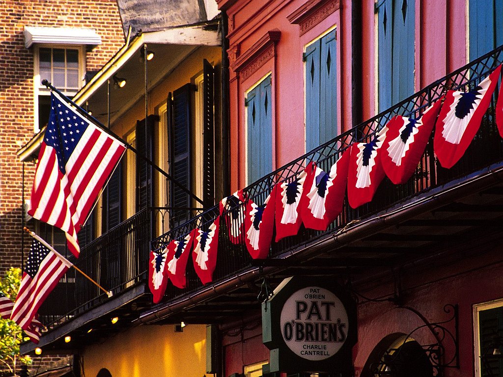 Distinctive Architecture, French Quarter, New Orleans, Louisiana